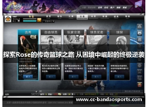探索Rose的传奇篮球之路 从困境中崛起的终极逆袭
